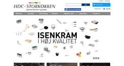 Desktop Screenshot of hdcstorkoekken.dk